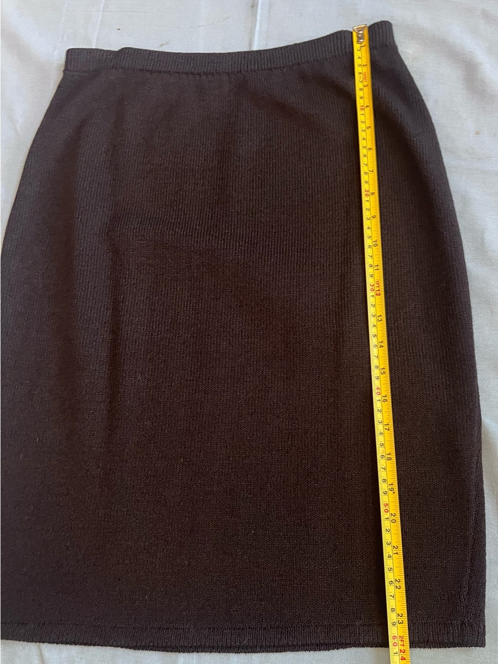 St John Evening Black Double Breasted Knit Suit with Gold Beading SZ 6 Geometric - Picture 14 of 14
